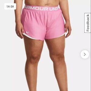 Under Armour Women's Pink Athletic Shorts